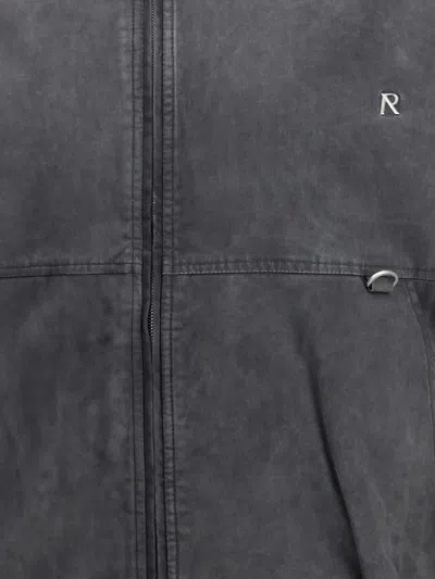 Represent Hooded Bomber Washed In Gray