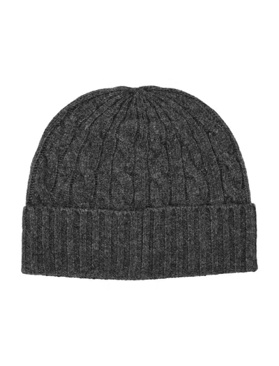 Polo Ralph Lauren Wool Blend Beanie Accessories In Gray