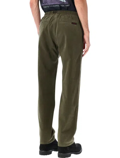 Gramicci Elasticated Belt Trousers In Green