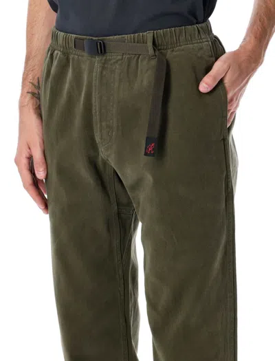 Gramicci Elasticated Belt Trousers In Green