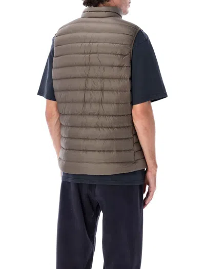 Patagonia Down Sweater Padded Vest In Brown