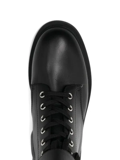 Gianvito Rossi Ankle Boots With Buckle And Round Toe In Black