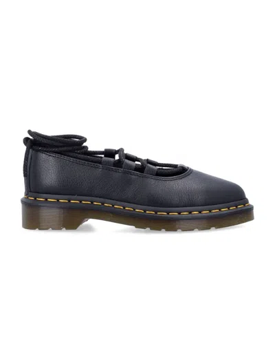 Dr. Martens Elphie Ii Pointed Toe Ballet Flat In Black