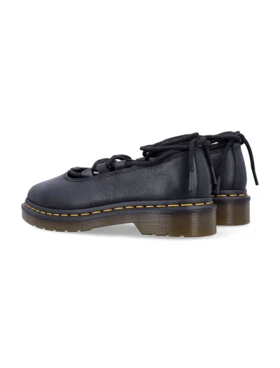 Dr. Martens Elphie Ii Pointed Toe Ballet Flat In Black