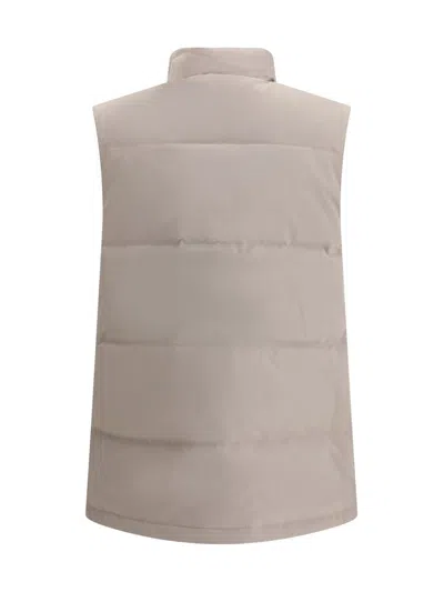 Canada Goose Men Zipped Freestyle Crew Vest In Gray