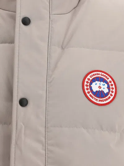 Canada Goose Men Zipped Freestyle Crew Vest In Gray
