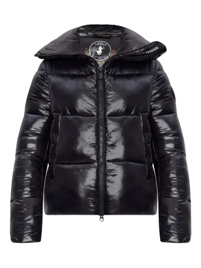 Save The Duck Isla High-neck Puffer Jacket In Black