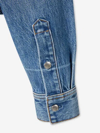 Alexander Wang Cotton Denim Jacket In Blue