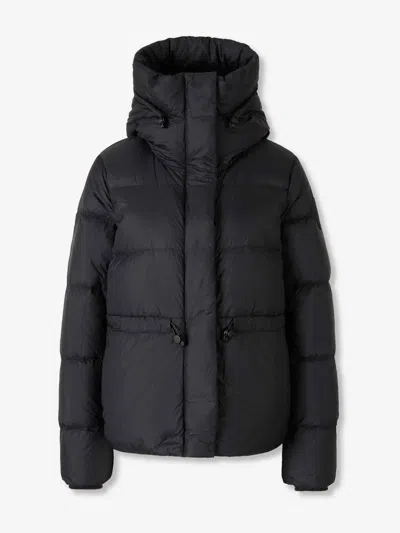 Canada Goose Drawstring Waist Down Jacket In Black