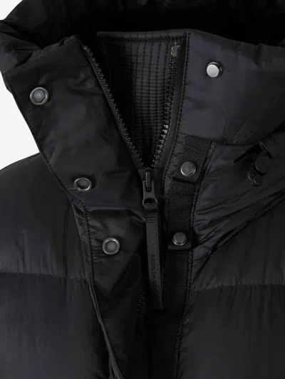 Canada Goose Drawstring Waist Down Jacket In Black