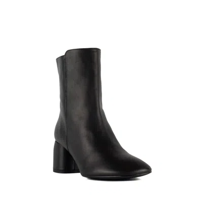 Angel Alarcon Black Smooth Leather Ankle Boot In Black