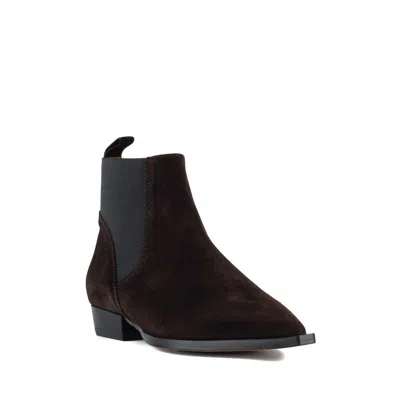 Angel Alarcon 25mm Pointed-toe Boots In Brown