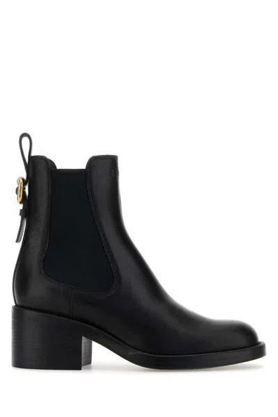Chloé Dakota Ankle Boots Featuring Block Heel In Blue