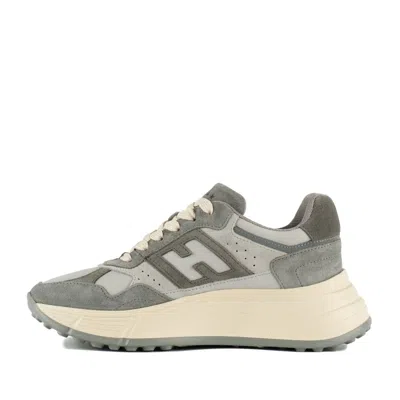 Hogan Grey Hi-fi Sneakers In Gray