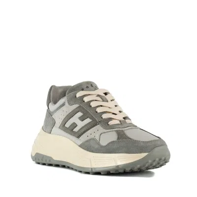 Hogan Grey Hi-fi Sneakers In Gray