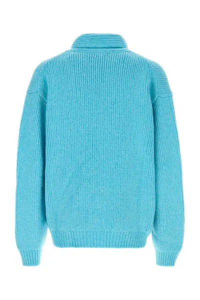 Tom Ford Mens Air Blue Shawl-collar Regular-fit Cashmere Cardigan In Blue