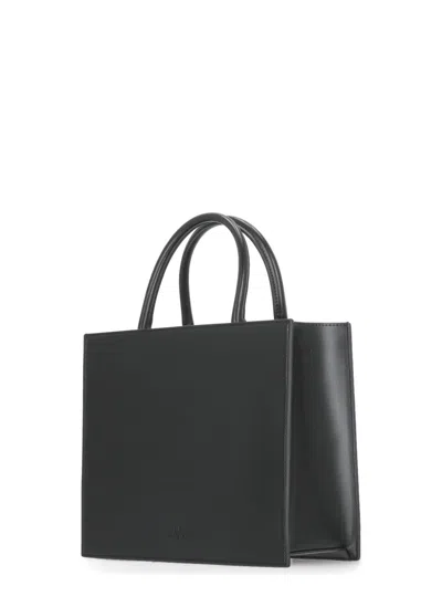 Elisabetta Franchi Rectangular Structured Shoulder Bag In Black