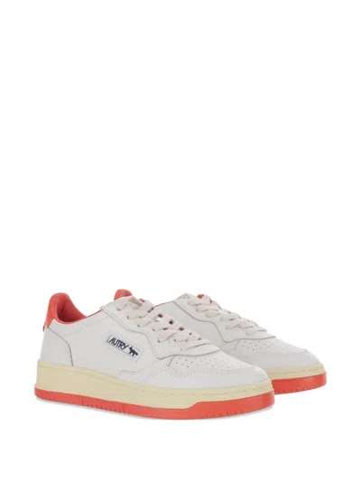 Autry X Maison Kitsune Sneakers Red In Multi
