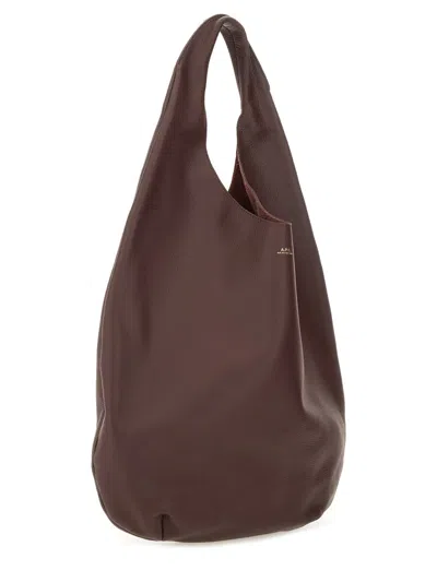 Apc A.p.c. Bordeaux Shoulder Bag