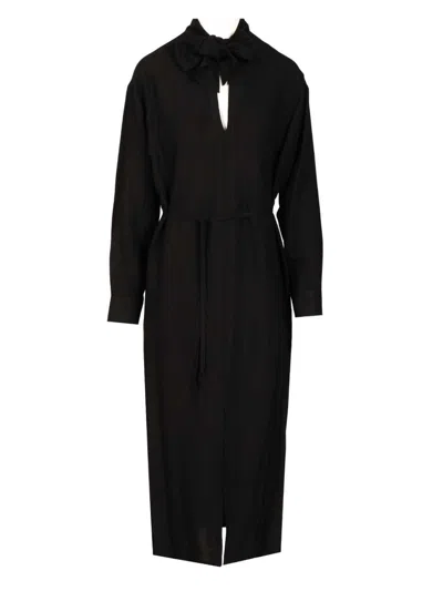 Barena Venezia Abito Elsa Viva 100 Viscosa Dresses Black In Black
