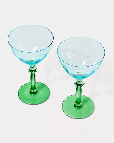 Lilly Pulitzer Wine Glass Set In Multi