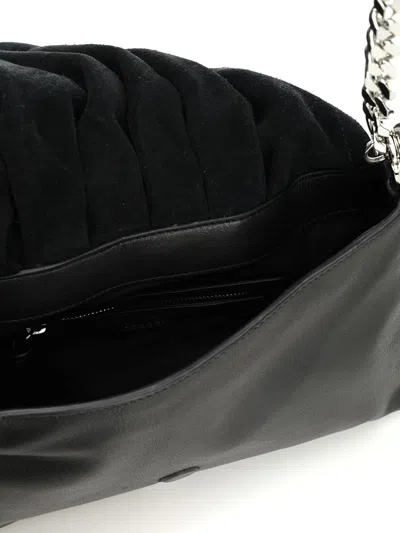 Isabel Marant Bolton Pouch Leather Shoulder Bags In Black