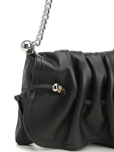 Isabel Marant Bolton Pouch Leather Shoulder Bags In Black