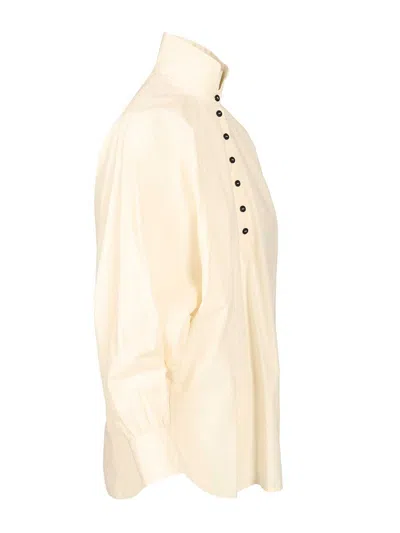 Barena Venezia Camicia Cristal Tendon 100 Cotone Trousers Beige In Neutral