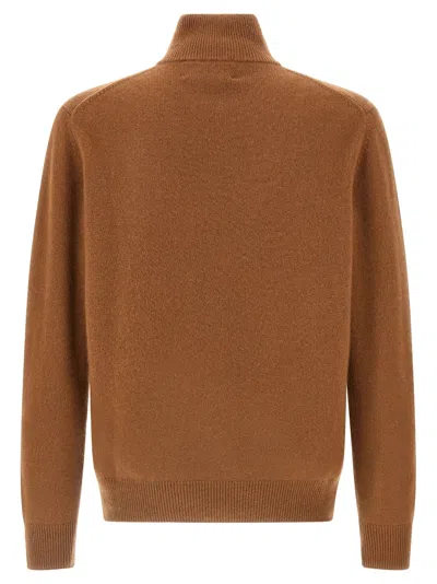 Ballantyne Cardigan Argyle Sweaters And Cardigans Brown In Brown
