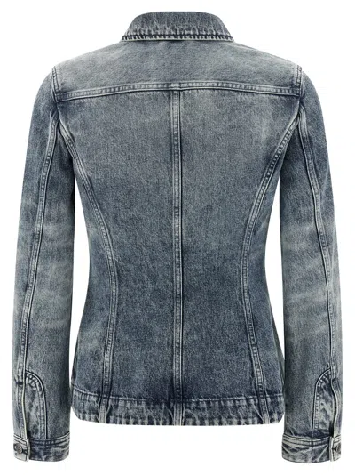Diesel Tailored Blazer Featuring Chest Pockets And Long Sleeves In Gray