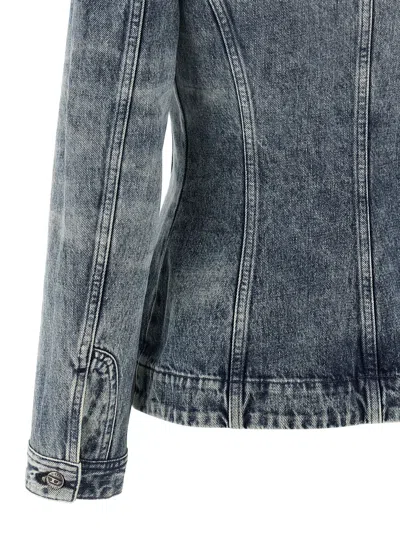 Diesel Tailored Blazer Featuring Chest Pockets And Long Sleeves In Gray