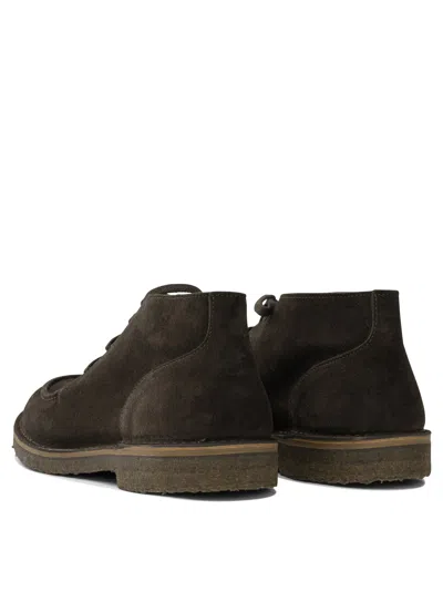 Astorflex Deukeflex Suede Boots In Brown