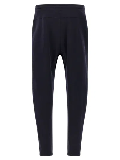 Brunello Cucinelli Casual Joggers With Drawstring And Stripes In Black