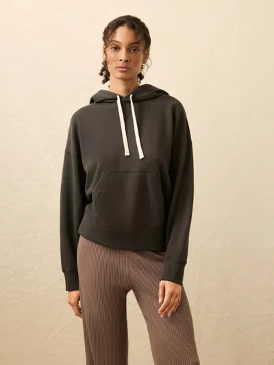 Faherty High Standard Fleece Hoodie In Green