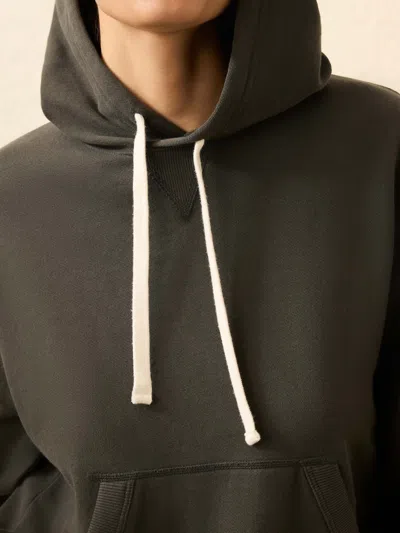 Faherty High Standard Fleece Hoodie In Green
