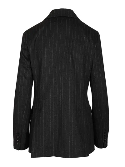 Barena Venezia Giacca Mimi Filone 67 Lana 28 Poliestere 5 Cachemire Trousers Grey In Black