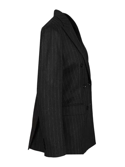 Barena Venezia Giacca Mimi Filone 67 Lana 28 Poliestere 5 Cachemire Trousers Grey In Black