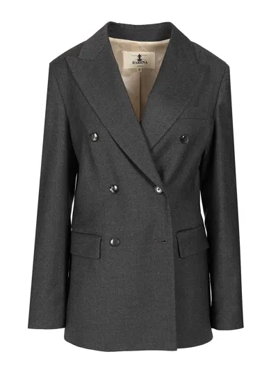 Barena Venezia Giacca Mimi Flan 99 Lana 1 Elastan Trousers Grey In Gray