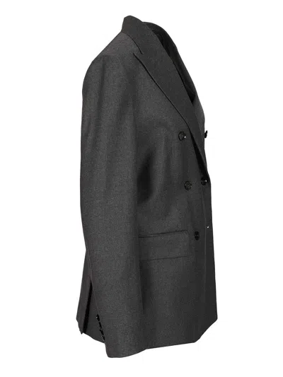 Barena Venezia Giacca Mimi Flan 99 Lana 1 Elastan Trousers Grey In Gray