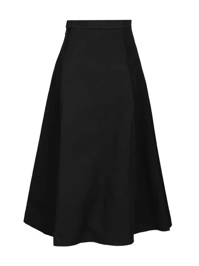 Barena Venezia Gonna Imma Duo 98 Cotone 2 Elastan Skirts Black In Black