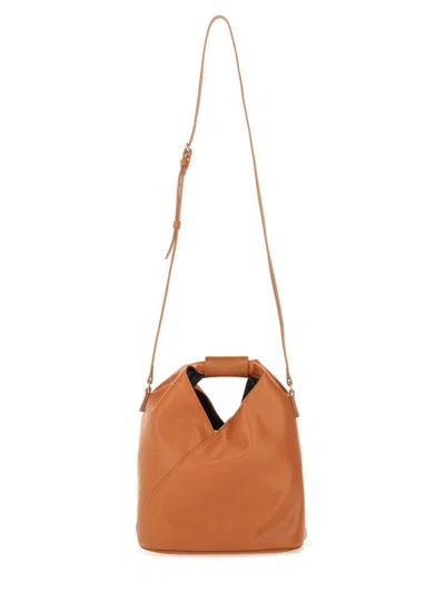 Mm6 Maison Margiela Japanese Handbag With Top Handle And Seam Detailing