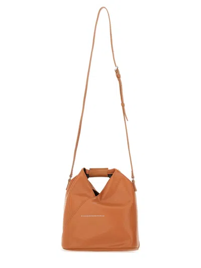 Mm6 Maison Margiela Japanese Handbag With Top Handle And Seam Detailing