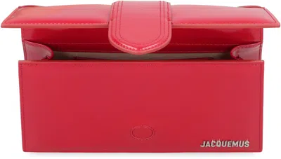 Jacquemus Handbag Le Grand Bambino In Leather In Red
