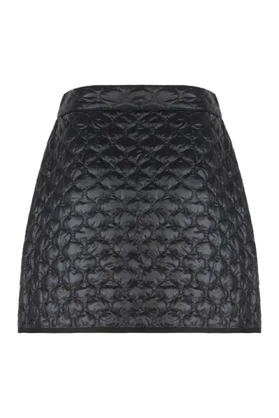 Moncler Padded Mini Skirt With Quilted Pattern.