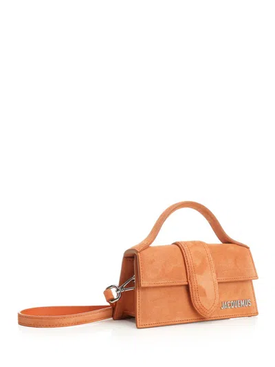 Jacquemus Womens Terracotta Le Bambino Leather Top Handle Bag