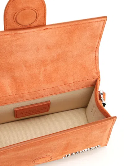 Jacquemus Womens Terracotta Le Bambino Leather Top Handle Bag