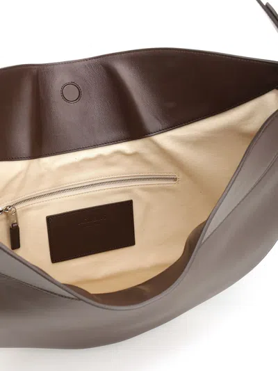 Jacquemus Le Calisso Rond Shoulder Bags Brown In Brown
