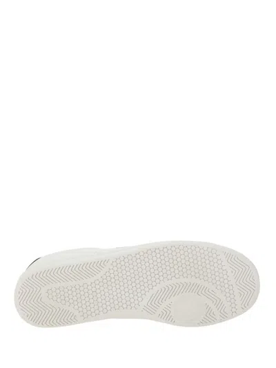 Fred Perry Round Toe Sneakers Featuring Perforated Sides In Animal Print