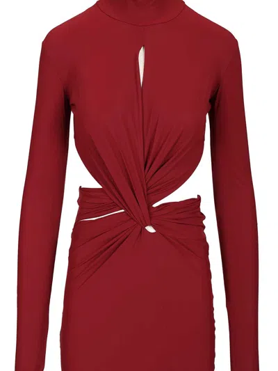 Amazuìn Leonie Maxi Dress Dresses Bordeaux In Red