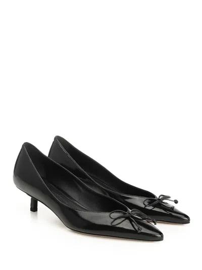 Jacquemus Stylish Pointed Toe Kitten Heel Pumps In Multi